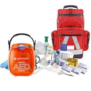 Taschen-/Koffersets mit Defibrillatoren